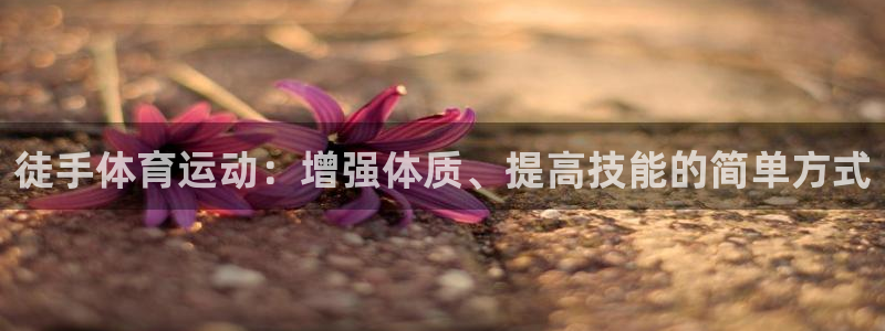 必一运动体育官网：徒手体育运动：增强体质、提高技能的简单方式