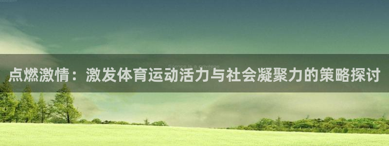 必一运动：点燃激情：激发体育运动活力与社会凝聚力的策略探讨